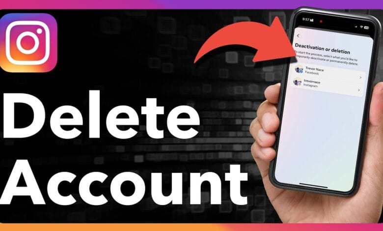 how to delete Instagram account
